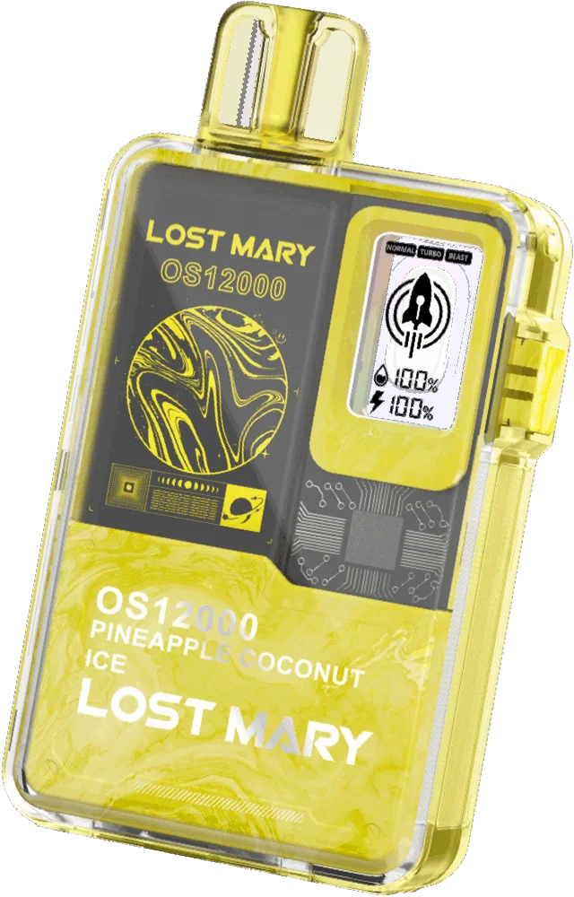 POD Система LOST MARY OS 12000 Ананас Кокос лёд(Pineapple Coconut Ice)