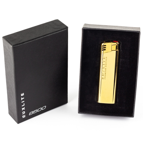 Зажигалки Металлическая пьезо 8500L Metal Gold