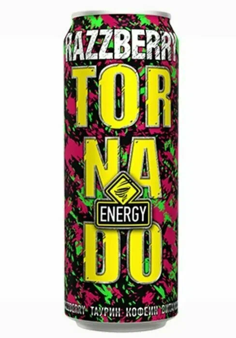 Нап. энерг. Tornado Energy Rasberry ж/б 473мл