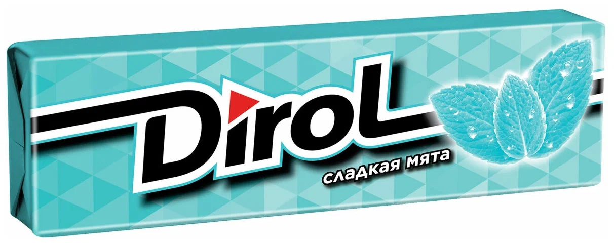Жевательная резинка Dirol Сладкая мята (13,6г)